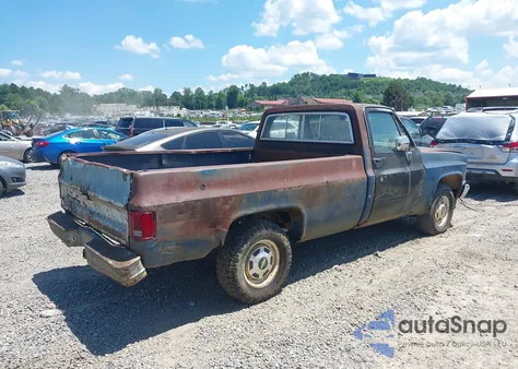 1982 Chevrolet C20 из США, поврежденный, VIN 1GCGC24M6CJ114288